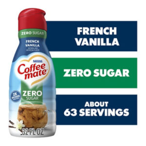 Coffee mate French Vanilla Zero Sugar Liquid Coffee Creamer - 32 Fl. Oz.