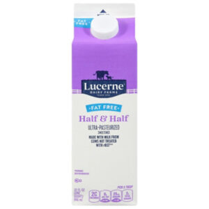 Lucerne Half & Half Ultra-Pasteurized Fat Free - 32 Fl. Oz.