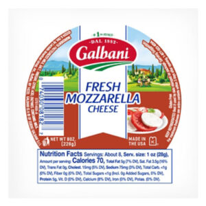 Galbani Mozzarella Cheese - 8 Oz
