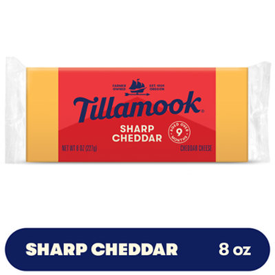 Tillamook Sharp Cheddar Cheese - 8 Oz