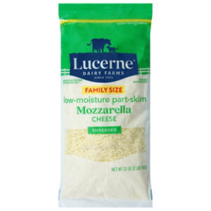 Lucerne Cheese Shredded Low-Moisture Part-Skim Mozzarella - 32 Oz