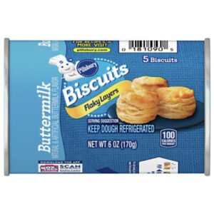 Pillsbury Grands! Jr Biscuits Golden Layers Buttermilk 5 Count - 6 Oz