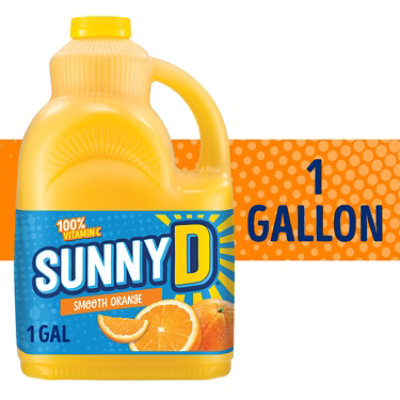SunnyD Smooth Orange Juice Drink Bottle - 1 Gallon