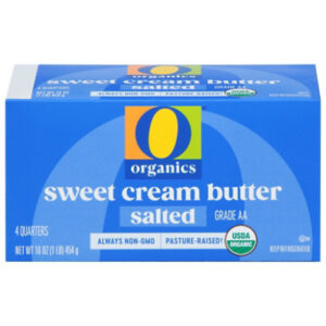 O Organics Butter Sweet Cream Salted 4 Count - 16 Oz