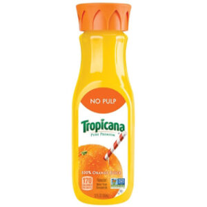 Tropicana Juice Pure Premium Orange No Pulp Chilled - 12 Fl. Oz.