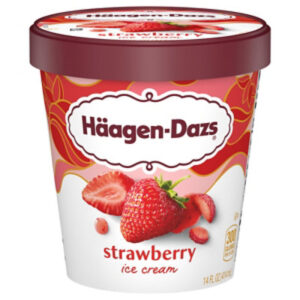 Haagen-Dazs Strawberry Ice Cream - 14 Oz