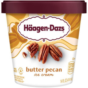 Haagen-Dazss Butter Pecan Ice Cream - 14 Oz