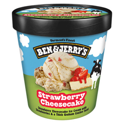 Ben & Jerry's Strawberry Cheesecake Ice Cream - 16 Oz