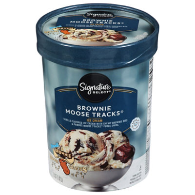 Signature SELECT Denali Moose Tracks Brownie Ice Cream - 1.50 Quart