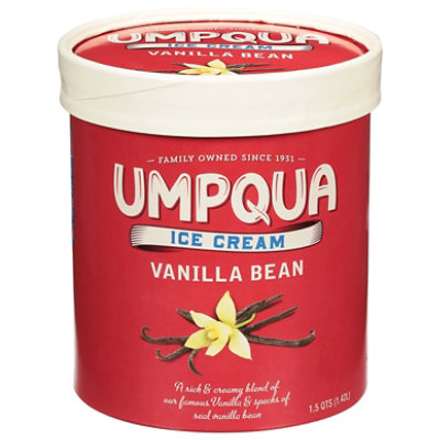 Umpqua Ice Cream Vanilla Bean - 1.5 Quart