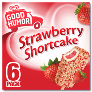 Good Humor Strawberry Shortcake Frozen Dairy Dessert Bars - 6-3 Oz