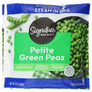 Signature SELECT Peas Green Steam In Bag - 12 Oz