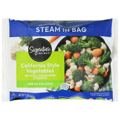 Signature SELECT Broccoli Parisienne Style Carrots & Cauliflower Steam In Bag - 12 Oz