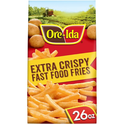 Ore-Ida Extra Crispy Fast Food French Fries French Fried Potatoes - 26 Oz