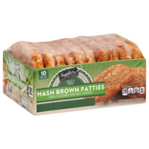 Signature SELECT Hash Brown Patties Lightly Seasoned Shredded 10 Count - 22.5 Oz