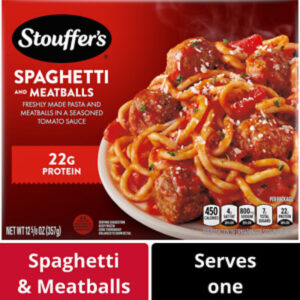 Stouffer's Spaghetti With Meatballs Frozen Meal - 12.625 Oz