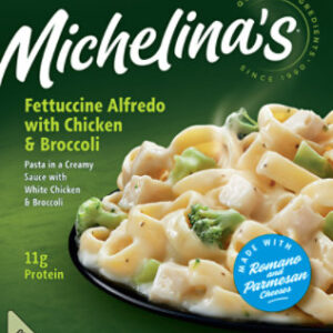 Michelinas Frozen Meal Fettuccine Alfredo With Chicken & Broccoli - 8 Oz