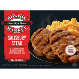 Boston Market Home Style Meals Salisbury Steak in Savory Gravy with Mac & Cheese - 14.5 Oz