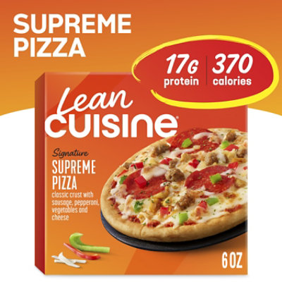 LEAN CUISINE Protein Kick Supreme Frozen Pizza Box - 6 Oz