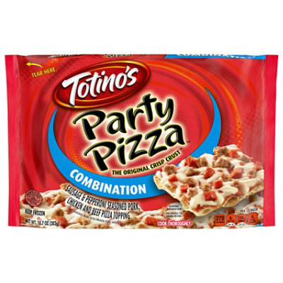 Totinos Party Pizza Combination Frozen - 10.7 Oz