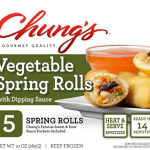 Chungs Spring Roll Vegetable - 10 Oz