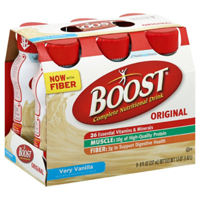 BOOST Original Nutritional Drink Very Vanilla - 6-8 Fl. Oz.