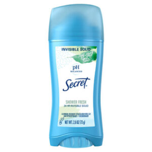 Secret Invisible Solid Shower Fresh Antiperspirant and Deodorant - 2.6 Oz