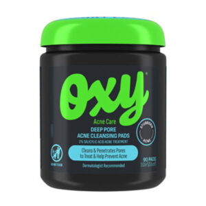 Oxy Deep Pore Acne Facial Cleansing Pads Maximum Strength 2% Salicylic Acid Stubborn Acne - 90 Count
