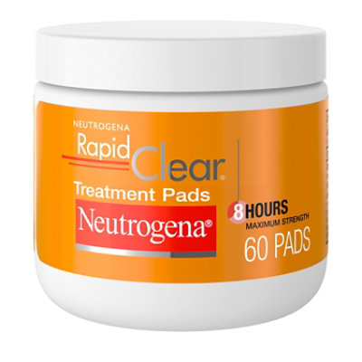 Neutrogena Rapid Clear Treatment Pads Salicylic Acid Acne Treatment - 60 Count