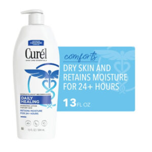 Curel Daily Healing Body Lotion for?Dry Skin With Advanced Ceramides Complex Pump Bottle - 13 Oz