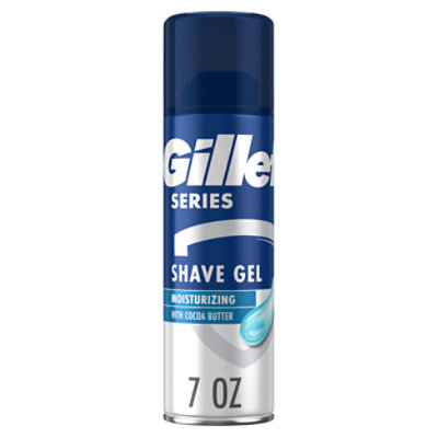 Gillette Series Moisturizing Shave Gel for Men with Cocoa Butter - 7 Oz