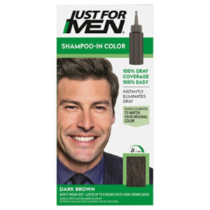 Just For Men Hair Color Shampoo-In Original Formula Dark Brown H-45 - Each
