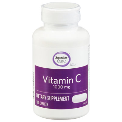 Signature Select/Care Vitamin C 1000mg Dietary Supplement Tablet - 100 Count