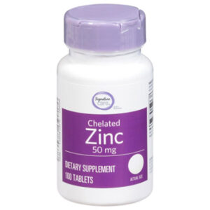 Signature Select/Care Zinc 50mg Dietary Supplement Tablet - 100 Count