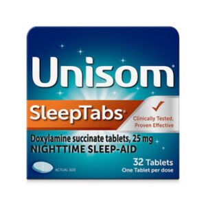 Unisom SleepTabs Nighttime Sleep-Aid 25 mg Tablets - 32 Count