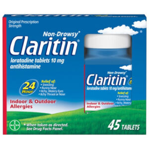 Claritin Non-Drowsy 24 Hour Allergy Tablets Value Size - 45 Count