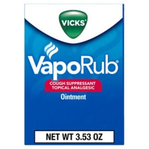 Vicks VapoRub Topical Chest Rub & Analgesic Ointment Over-the-Counter Medicine - 3.53 Oz