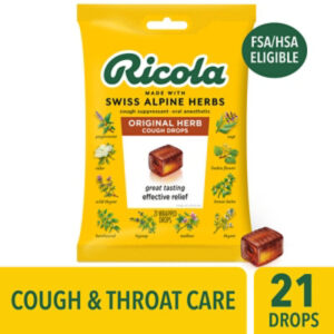 Ricola Throat Drops Cough Suppressant The Original Natural Herb Cough Drops - 21 Count