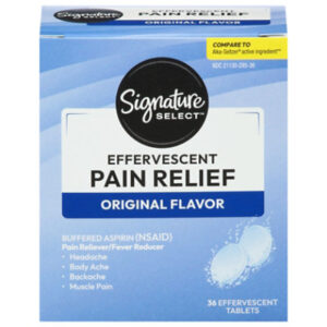 Signature Select/Care Antacid & Pain Relief Effervescent Tablets - 36 Count