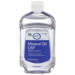 Signature Select/Care Mineral Oil USP Lubricant Laxative - 16 Fl. Oz.