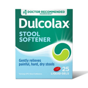 Dulcolax Stool Softener Laxative Liquid Gel Capsules - 25 Count