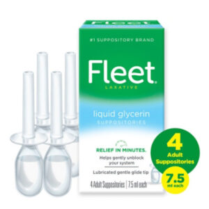Fleet Glycerin Suppositories Adult Liquid - 4 Count
