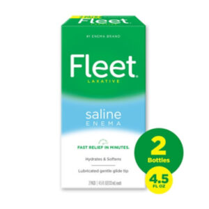Fleet Enema Saline Laxative Twin Pack - 2-4.5 Fl. Oz.