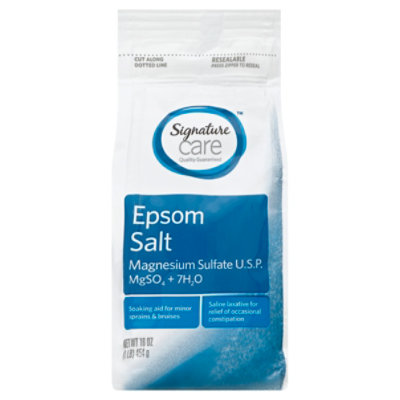 Signature Select/Care Epsom Salt Magnesium Sulfate USP - 16 Oz