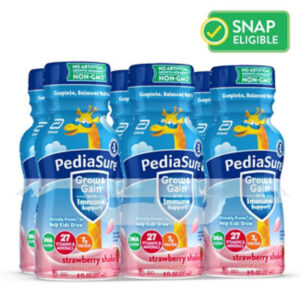 PediaSure Grow & Gain with Immune Support Strawberry Kids Protein Shake - 6-8 Fl. Oz.