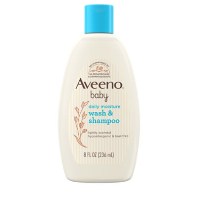 Aveeno Baby Wash & Shampoo Lightly Scented - 8 Fl. Oz.