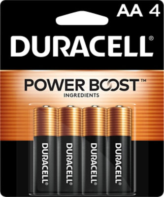 Duracell CopperTop AA Alkaline Batteries - 4 Count