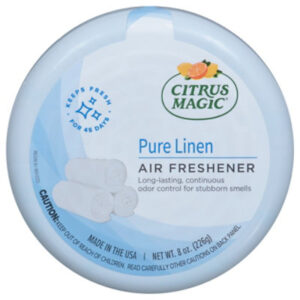 Citrus Magic Air Freshener Solid Odor Absorbing Pure Linen - 8 Oz