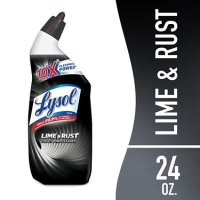 Lysol Lime and Rust Remover Toilet Bowl Cleaner - 24 Oz