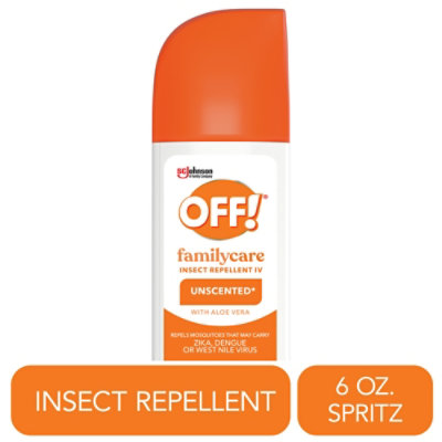 OFF! Familycare Unscented Insect Repellent Spritz - 6 Fl. Oz.